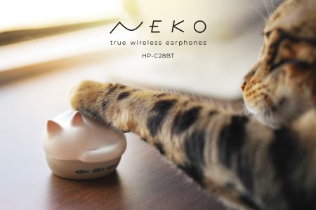 猫のワイヤレスイヤホン